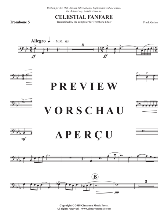 Product gallery: Page 17 of 21 Celestial Fanfare , , (Brass ensemble for 6x poaune + 2x bass trombone)