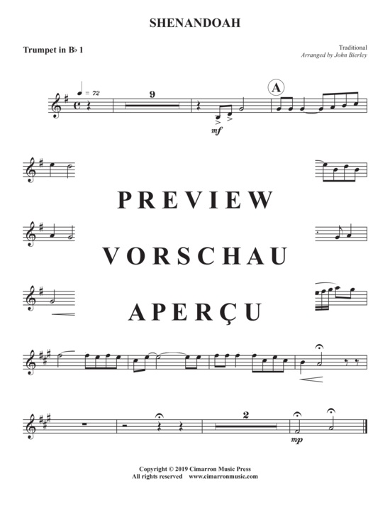 Produktgalerie: Seite 5 von 9 Shenandoah , , (Blechbläser Quintett)