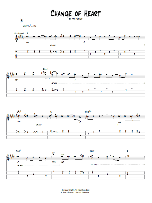Product gallery: Page 1 of 1 Change Of Heart, Pat Metheny