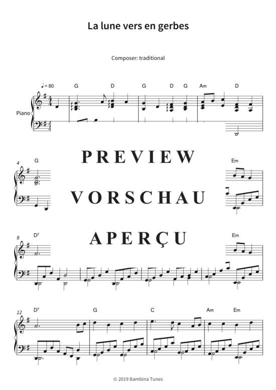 Produktgalerie: Seite 4 von 5 La lune vers en gerbes , , Klavier Solo