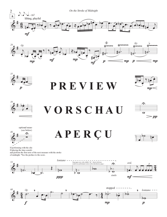 Produktgalerie: Seite 5 von 7 On the Stroke of Midnight , , (Horn Solo)