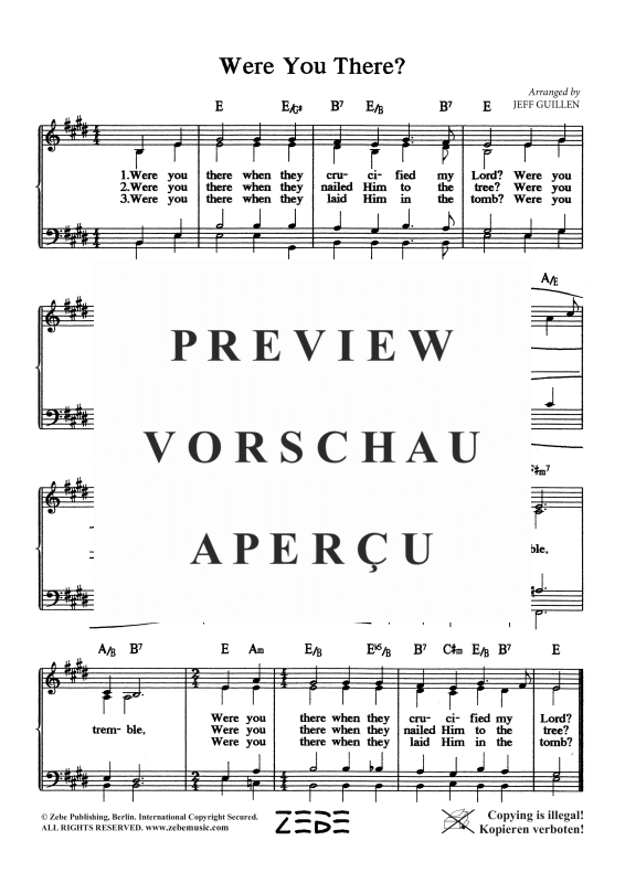 gallery: Were You There, , Gemischter Chor