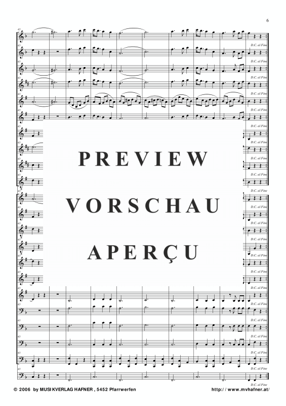 Product gallery: Page 10 of 11 Menuett aus der Haffner Sinfonie (KV 385, 1782), , (large wind orchestra)