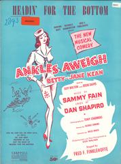 cover: Headin' For The Bottom (from 'Ankles Aweigh'), Sammy Fain