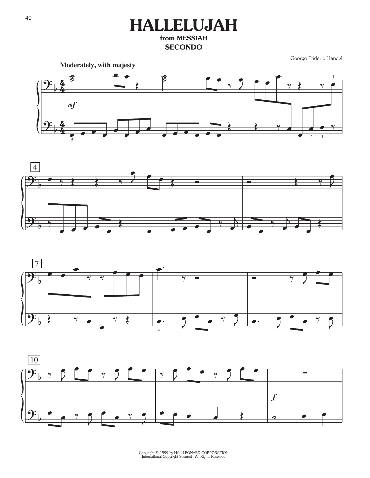 Produktbild zu: Hallelujah Chorus
