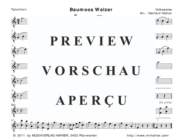 gallery: Baumoos Walzer, , (woodwind and brass)