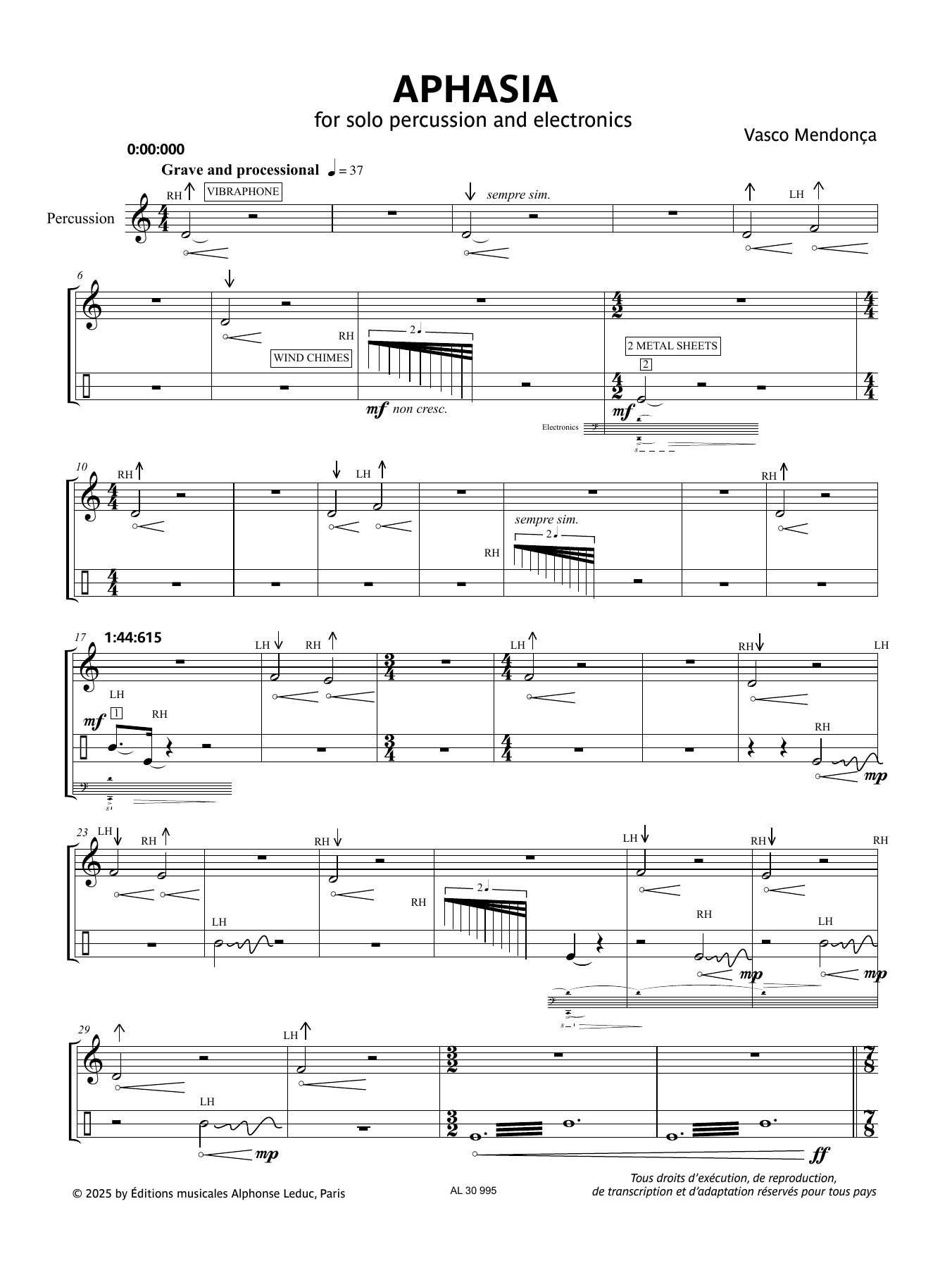 Produktgalerie: Seite 1 von 1 Aphasia, Vasco Mendonça, Percussion