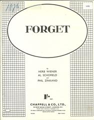 cover: Forget, Herb Wiener