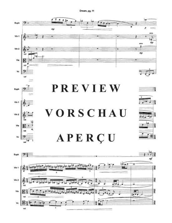 Produktgalerie: Seite 13 von 21 Dream , , (Quintett für Euphonium + Streicherquartett)