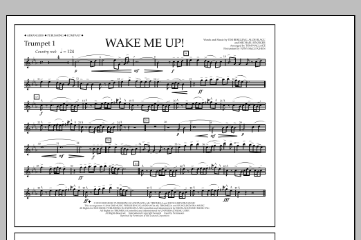 Produktbild zu:  Wake Me Up! - Trumpet 1 - Tom Wallace