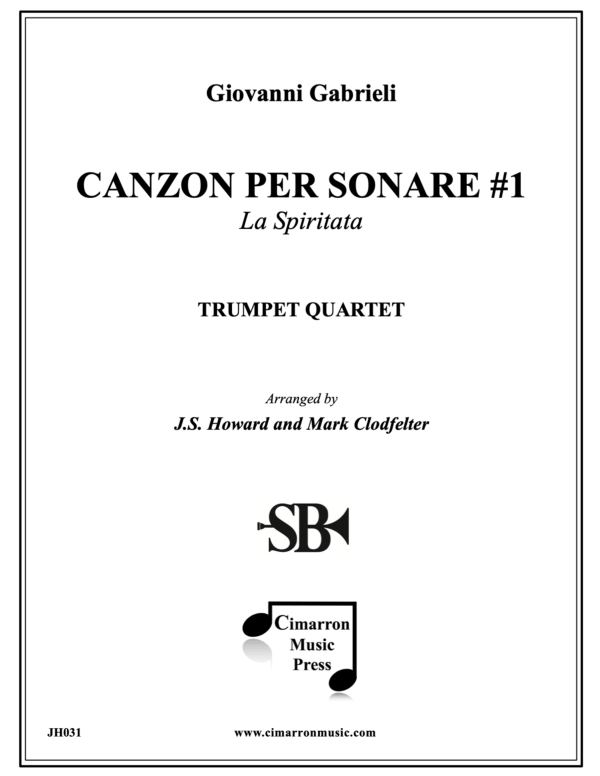 Produktbild zu: Canzone per Sonare Nr. 1 - La SpiritataGiovanni Gabrieli