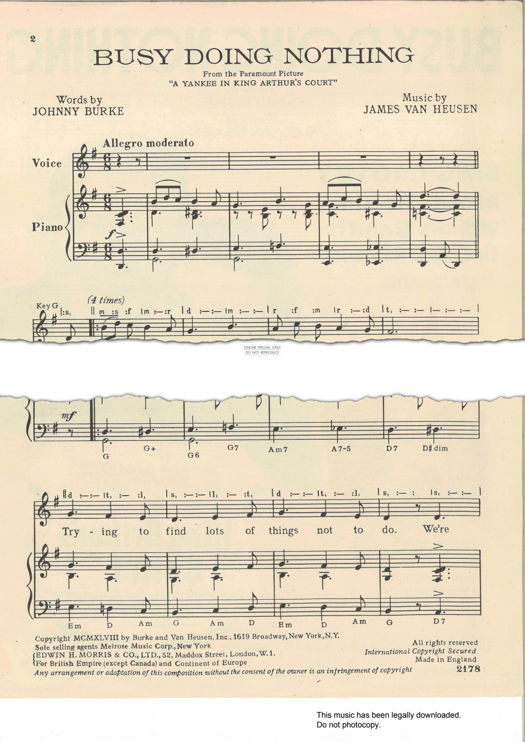 gallery: Busy Doing Nothing, James Van Heusen