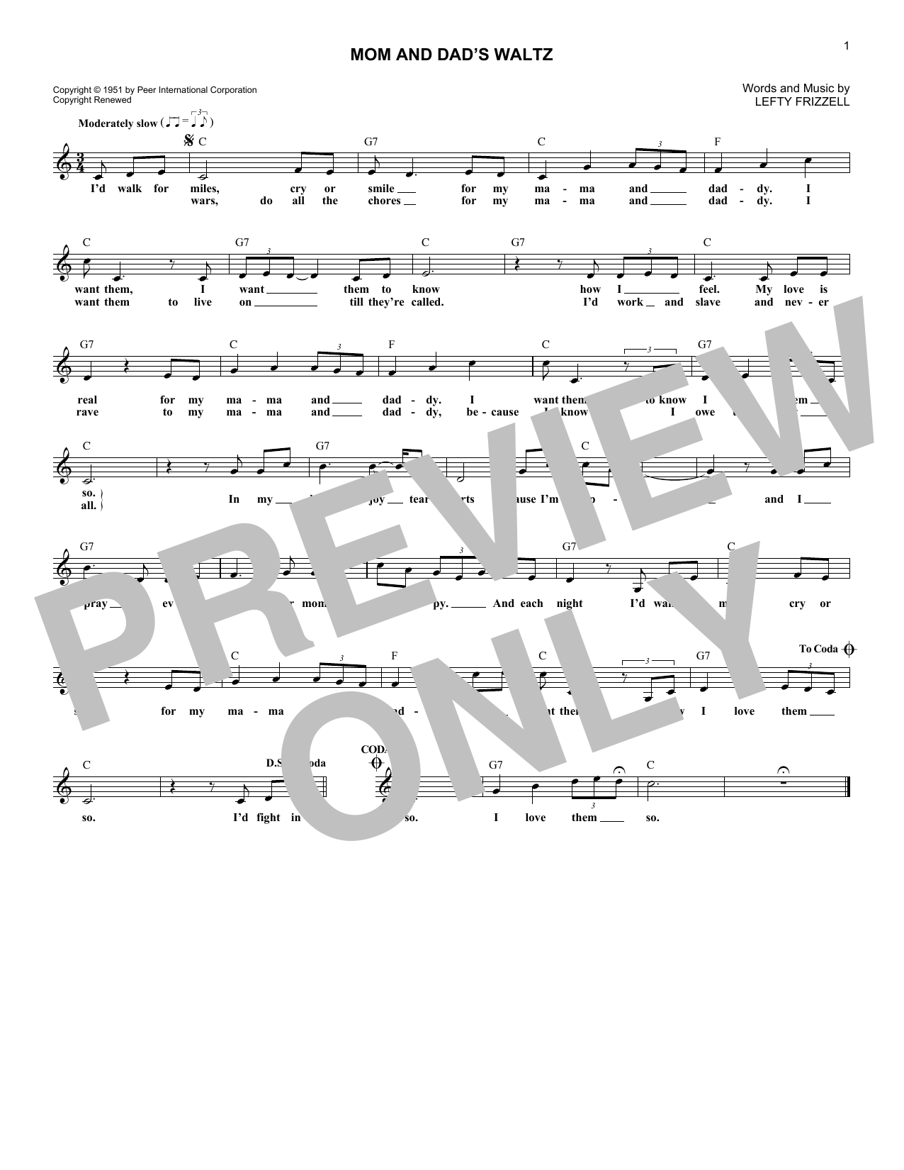 Produktbild zu: Mom And Dad's Waltz