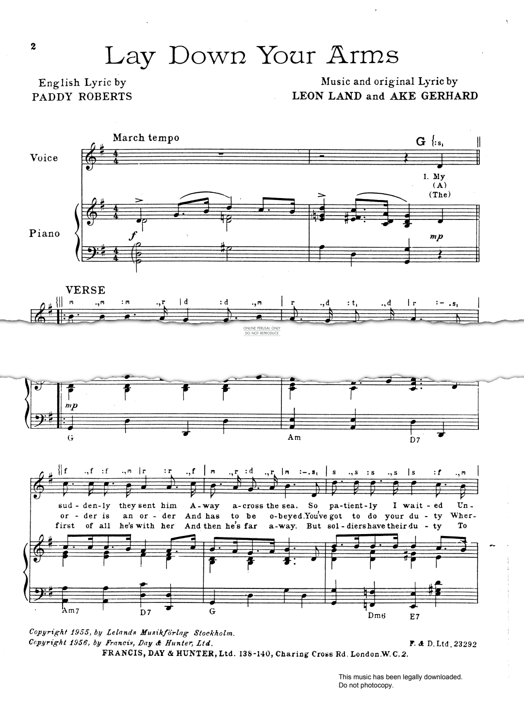Produktbild zu: Lay Down Your Arms (And Surrender To Mine)