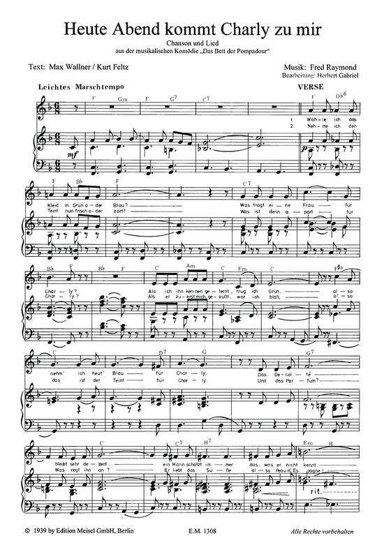 Produktbild zu: Heute Abend kommt Charly zu miraus: Das Bett der Pompadour