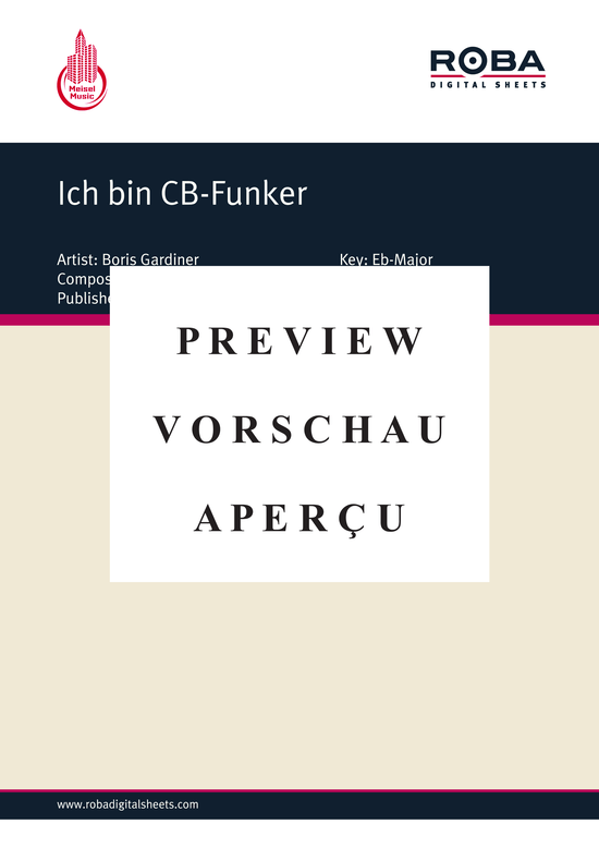 Produktgalerie: Seite 2 von 5 Ich bin CB-Funker, Gabriel, 	Gunter, Klavier und Gesang