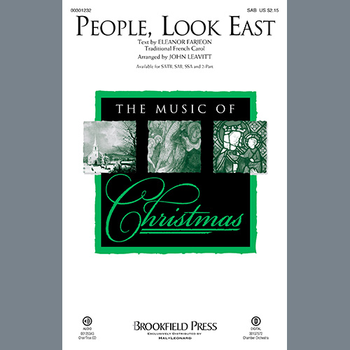 cover: People, Look East (arr. John Leavitt), Traditional French Carol, Chor