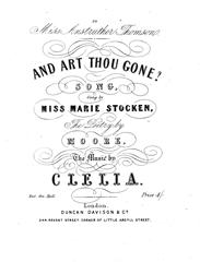 Produktbild zu: And Art Thou Gone?
