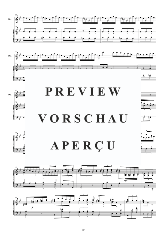 Produktgalerie: Seite 11 von 11 Concerto in G minor (I47a), , Oboe und Cembalo