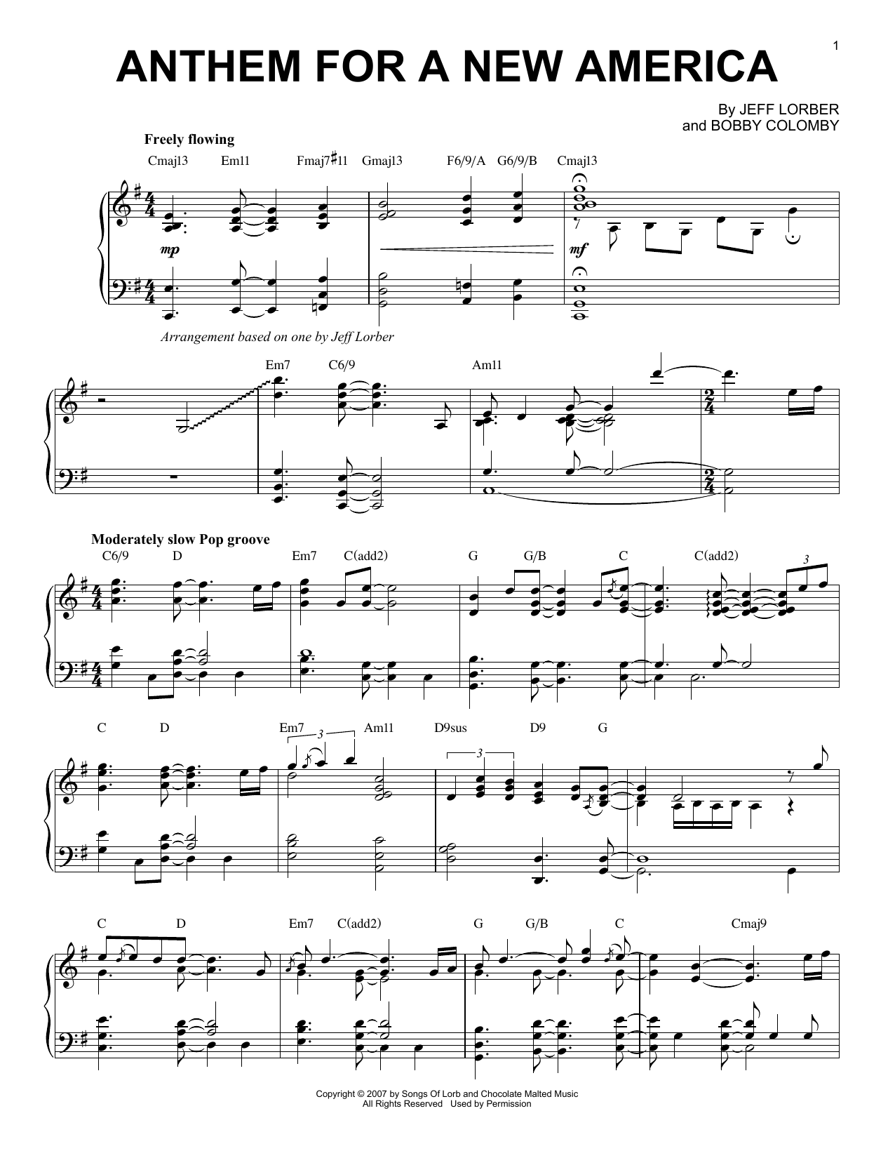 Product gallery: Page 1 of 1 Anthem For A New America, Jeff Lorber