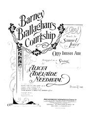 cover: Barney Brallaghan's Courtship, Alicia Adelaide Needham