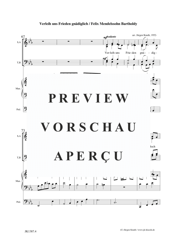 gallery: Verleih uns Frieden gnädiglich (Da nobis pacem, Domine), , Klavier und Gesang