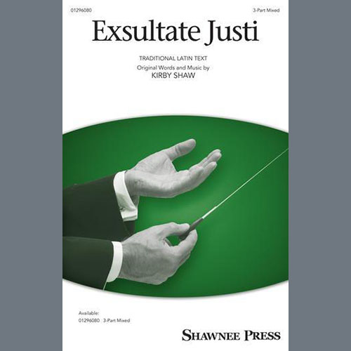 cover: Exsultate Justi, Kirby Shaw