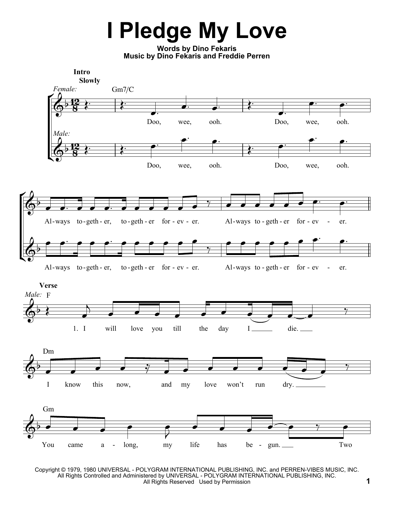 Produktgalerie: Seite 1 von 1 I Pledge My Love, Peaches & Herb, Gesang