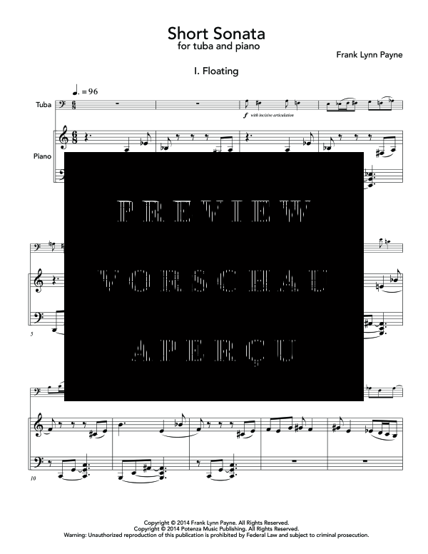 gallery: Short Sonata, , (Tuba und Klavier)