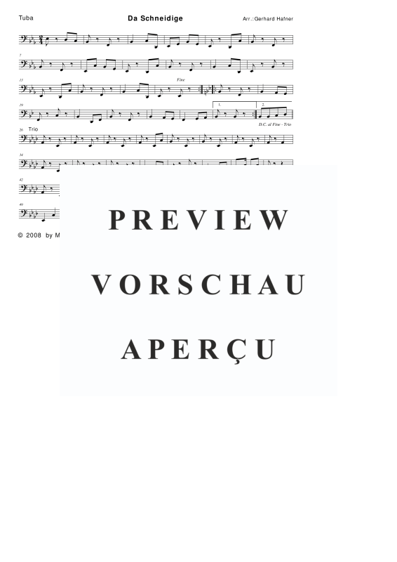 Product gallery: Page 10 of 11 Da Schneidige, , (woodwind and brass)