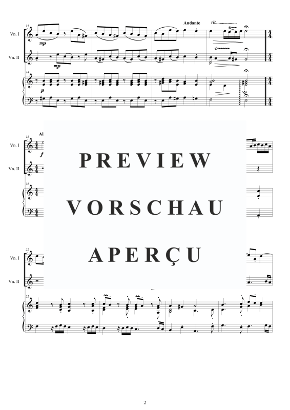 Produktgalerie: Seite 3 von 11 Trio Sonata No.6 in A-Moll Op.1, , 2 Violinen und Cembalo