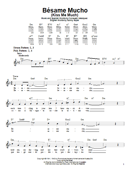 Product gallery: Page 1 of 1 Besame Mucho (Kiss Me Much), Consuelo Velazquez