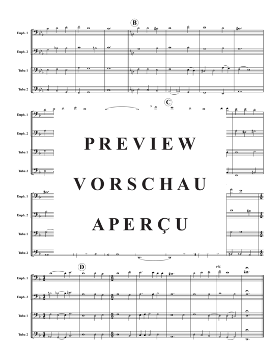 Product gallery: Page 3 of 21 13 Weihnachtlieder , , (Tuba Quartet: 2x Baritone, 2xTuba)