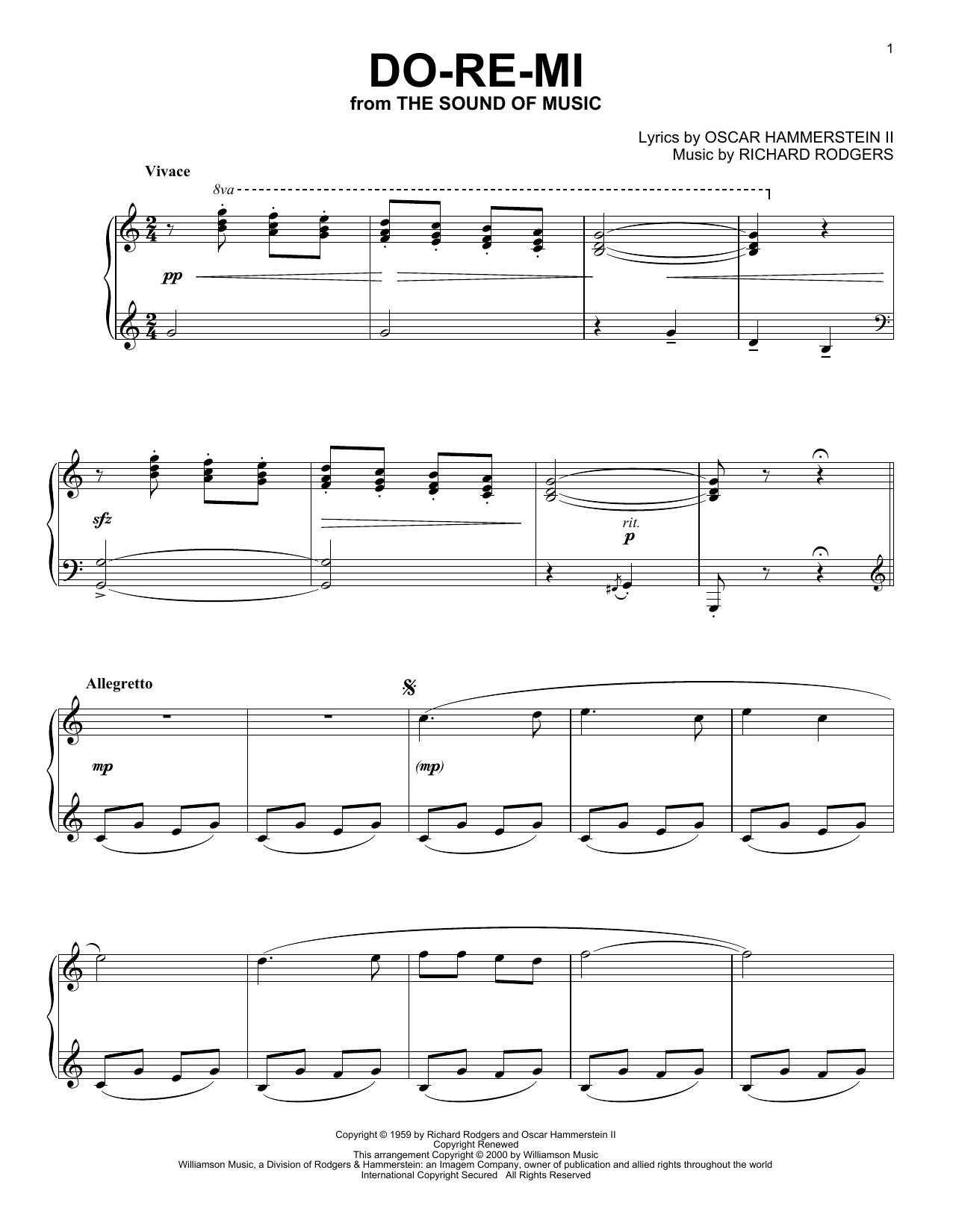Product picture to: Do-Re-Mi (from The Sound of Music) (arr. Phillip Keveren)