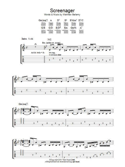 Produktgalerie: Seite 1 von 1 Screenager, Muse, Gitarre