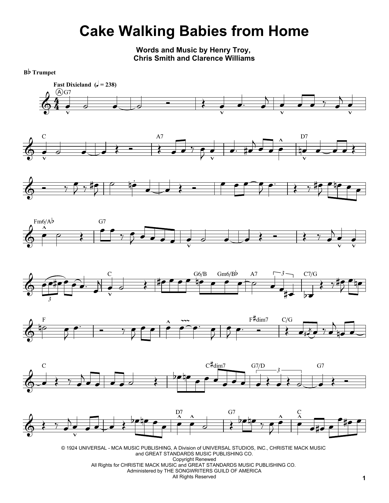 Produktgalerie: Seite 1 von 1 Cake Walking Babies From Home, Louis Armstrong, Trompete