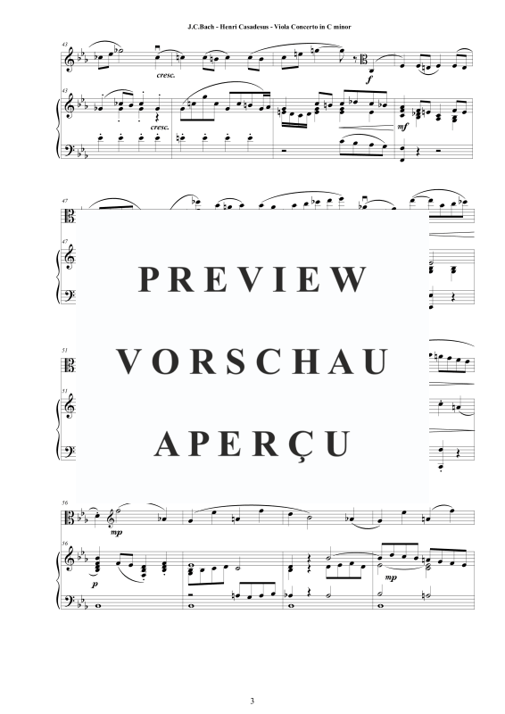 Produktgalerie: Seite 4 von 11 Viola Concerto in C minor, , Viola und Klavier