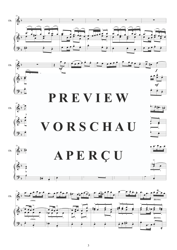 Produktgalerie: Seite 4 von 11 Oboe Concerto No.2 in D-Moll Op.9, , Oboe Solo und Klavier/Cembalo