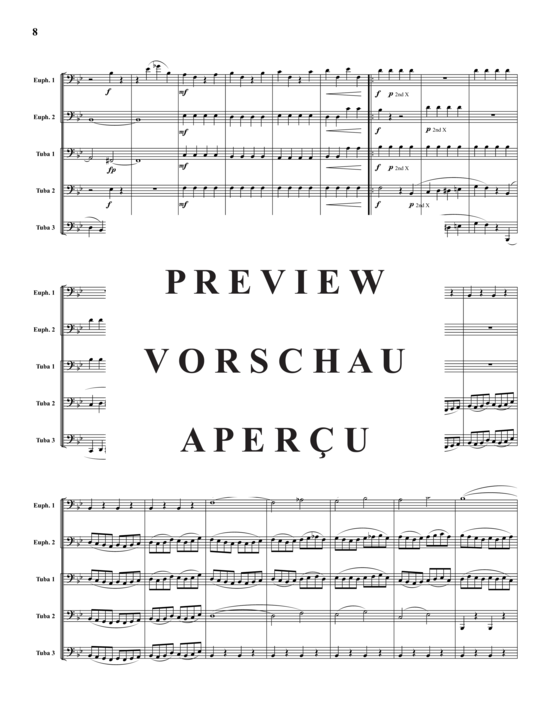 gallery: Hochzeit des Figaro – Ouvertüre , , (Tuba-Ensemble: Bariton/Pos+Tuba)
