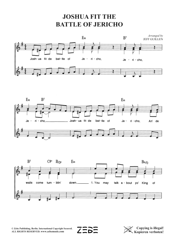 gallery: Joshua Fight the Battle, , Frauenchor SSA