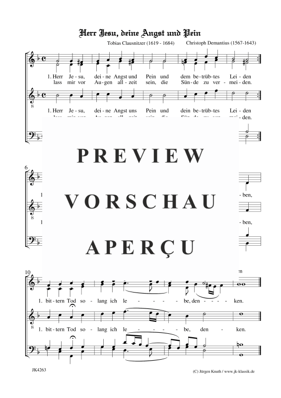 Herr Jesu, deine Angst und Pein