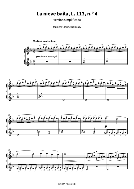 Product gallery: Page 1 of 6 La nieve baila - Versión simplificada, , Piano Solo