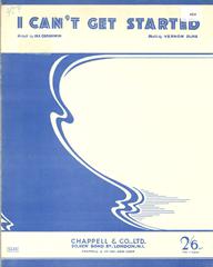 cover: I Can't Get Started, Vernon Duke