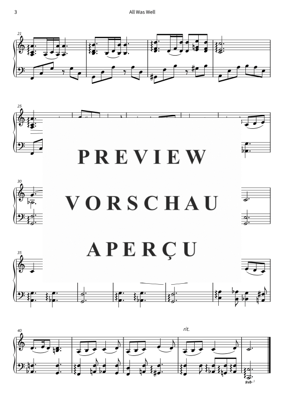 gallery: All Was Well - from the album The Valley, Niklas Blumenthaler, (Klavier Solo)