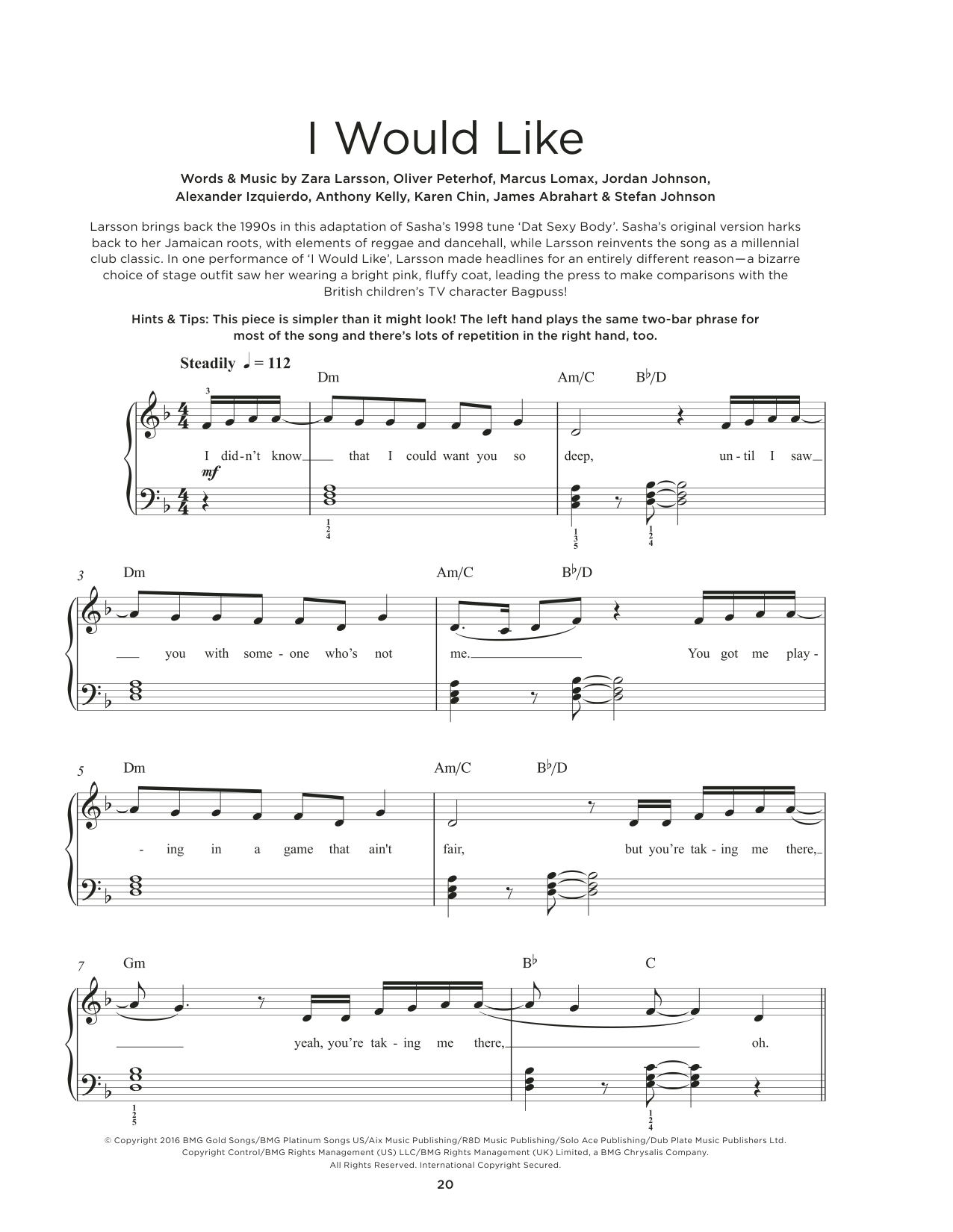 Produktbild zu:  I Would Like - Zara Larsson