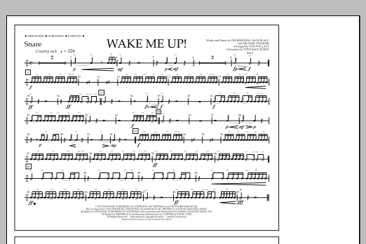 Produktbild zu:  Wake Me Up! - Snare - Tom Wallace
