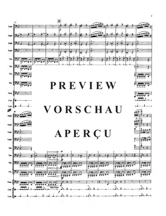 Produktgalerie: Seite 9 von 21 Danse Bacchanale , , (Tuba Ensemble EEEETTTT + Percussion)