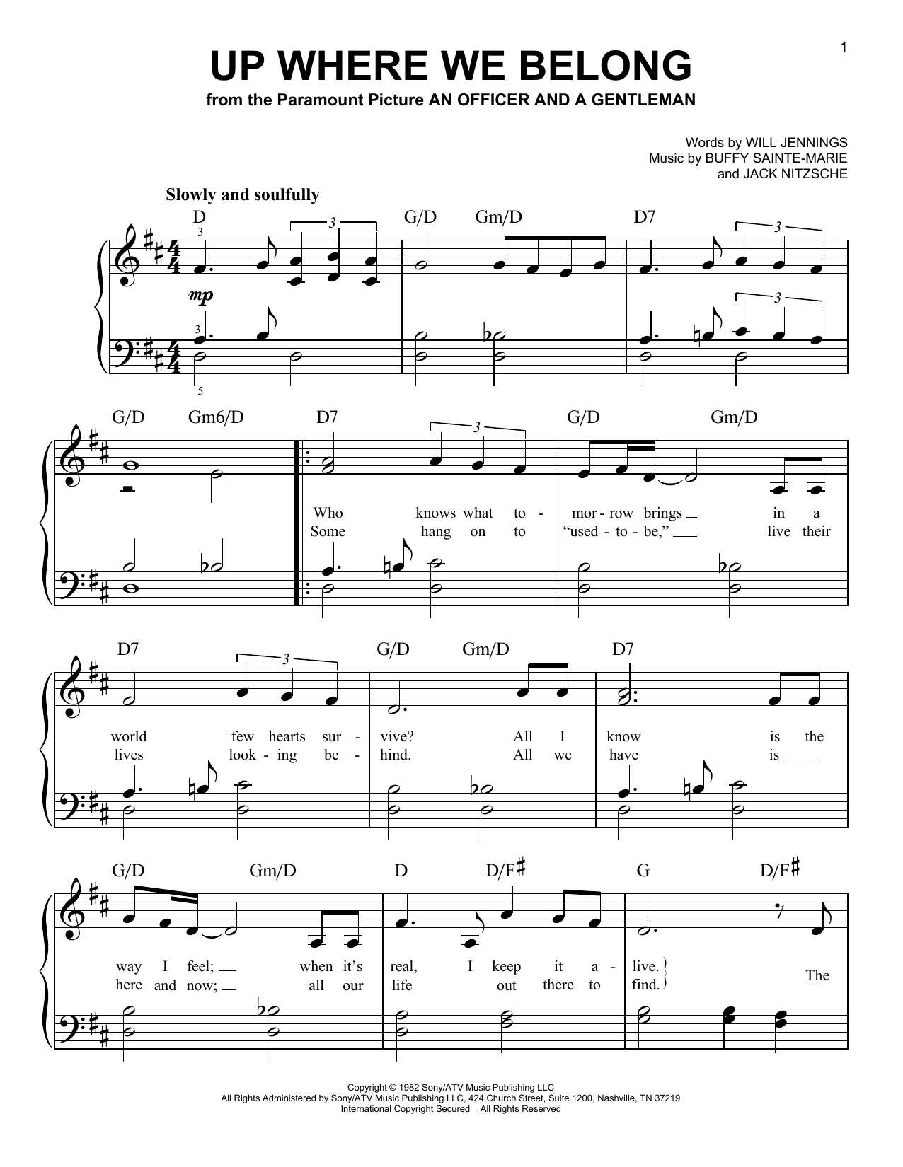 Product gallery: Page 1 of 1 Up Where We Belong, Joe Cocker