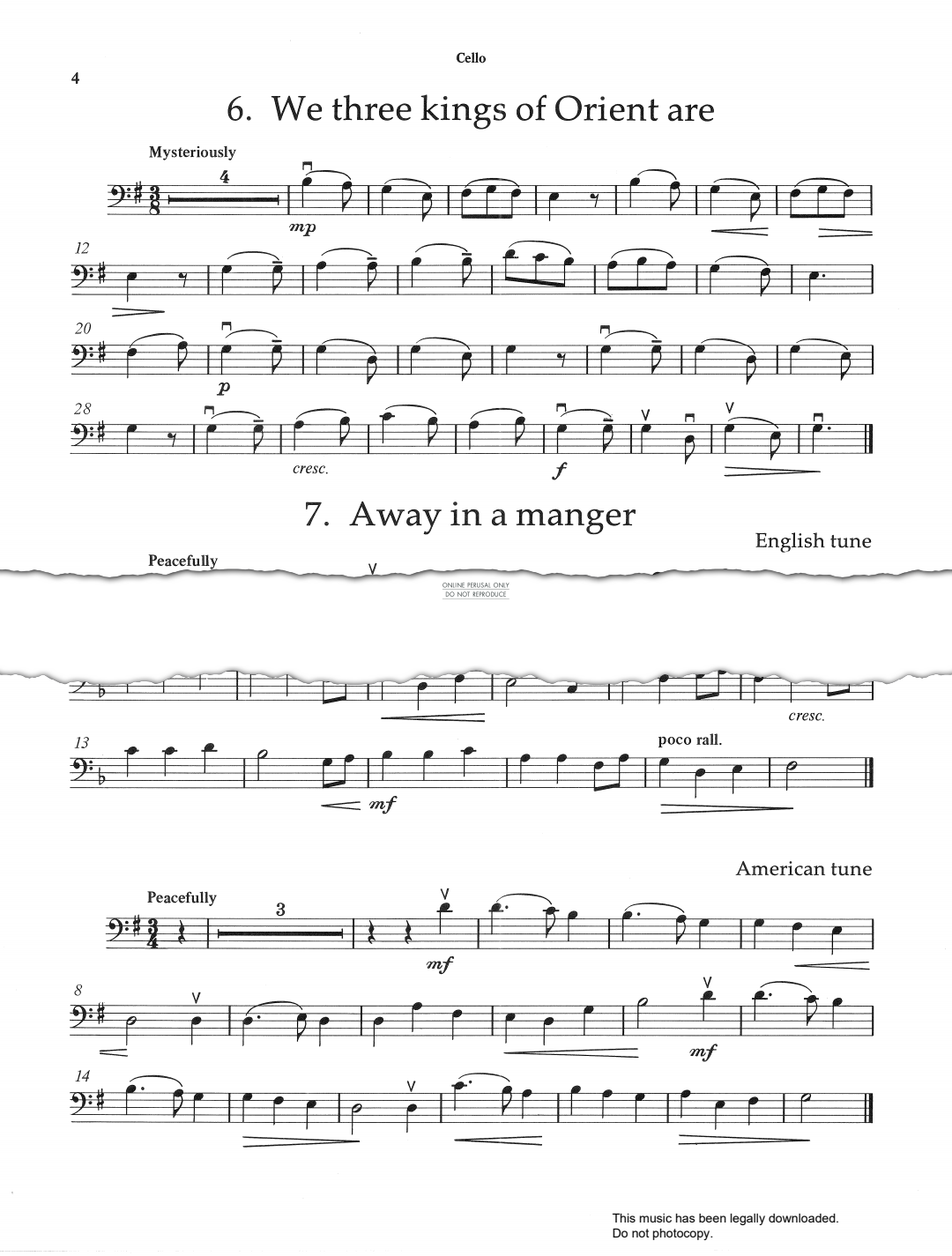 Produktgalerie: Seite 1 von 1 Away In A Manger, W. J. Kirkpatrick, Klavier, Violoncello