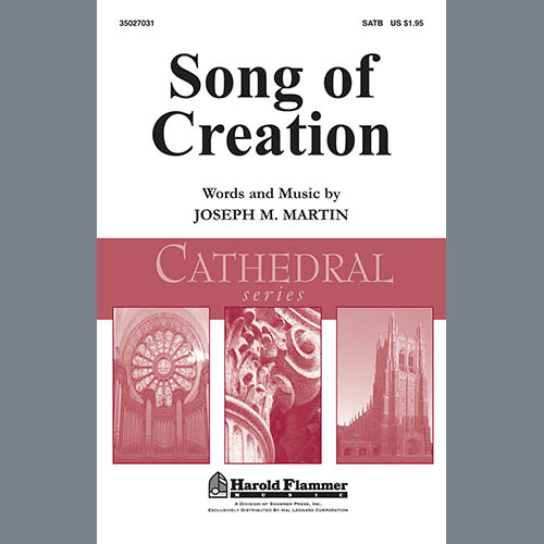 cover: Song Of Creation, Joseph M. Martin, Chor